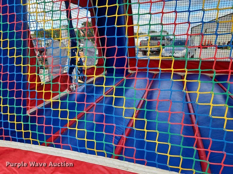 image for item DP2514 Space Walk Jupiter Jump Clownface  bounce house