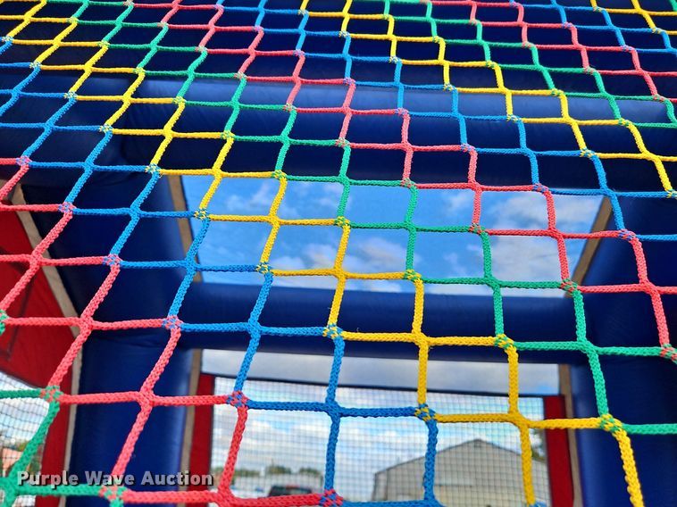 image for item DP2514 Space Walk Jupiter Jump Clownface  bounce house