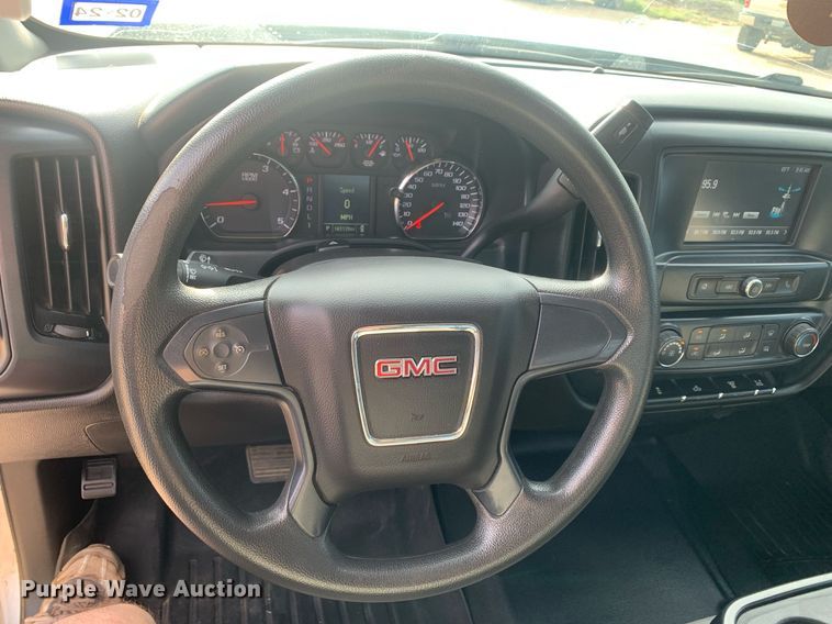 image for item DP8669 2018 GMC Sierra 3500HD  Crew Cab flatbed pickup truck