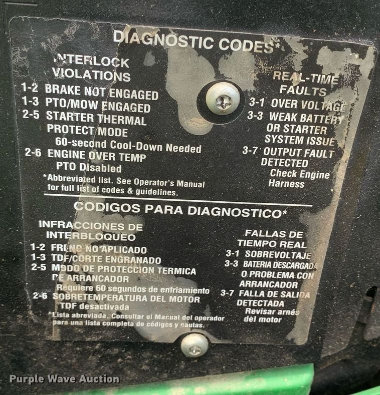 image for item DP8671 2012 John Deere Z930  ZTR lawn mower