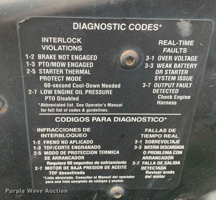 image for item DP8672 2014 John Deere Z960R  ZTR lawn mower