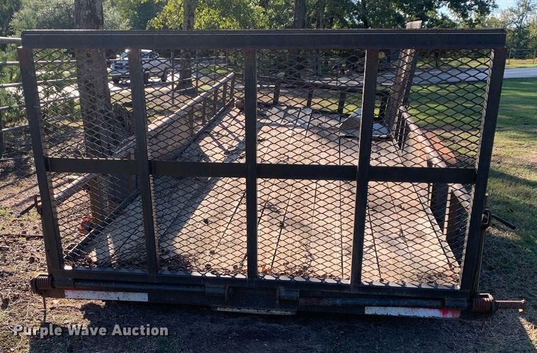 image for item DP8695 2014 Horse Creek Manufacturing  utility trailer