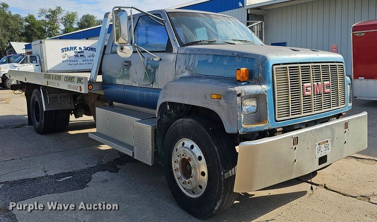 image for item DQ1105 GMC  rollback truck