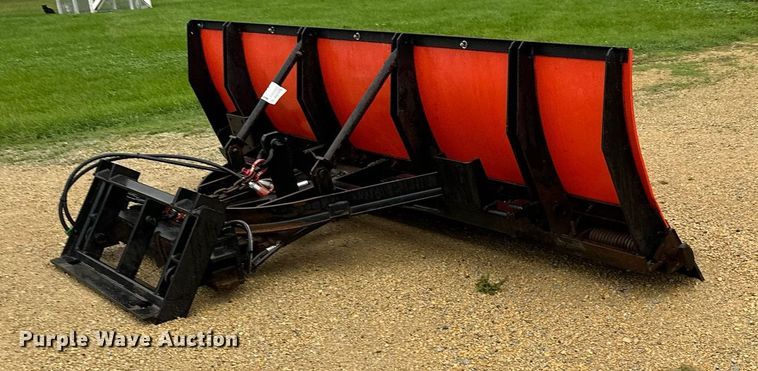 image for item DQ7378 144" W skid steer snow plow