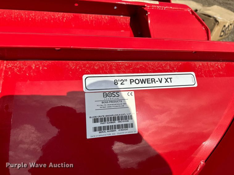 image for item DQ7379 Boss Power V-XT  snow plow
