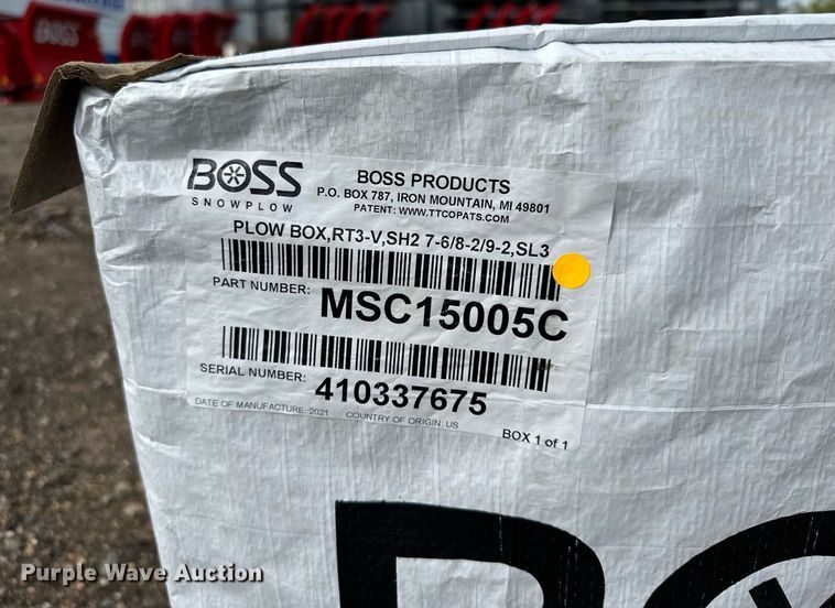 image for item DQ7379 Boss Power V-XT  snow plow