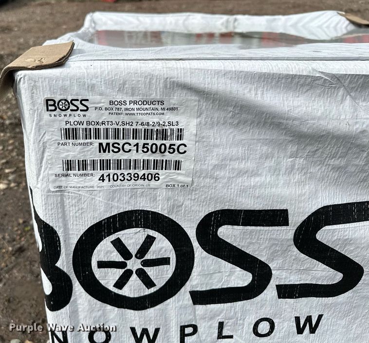 image for item DQ7382 Boss Power V-XT  snow plow
