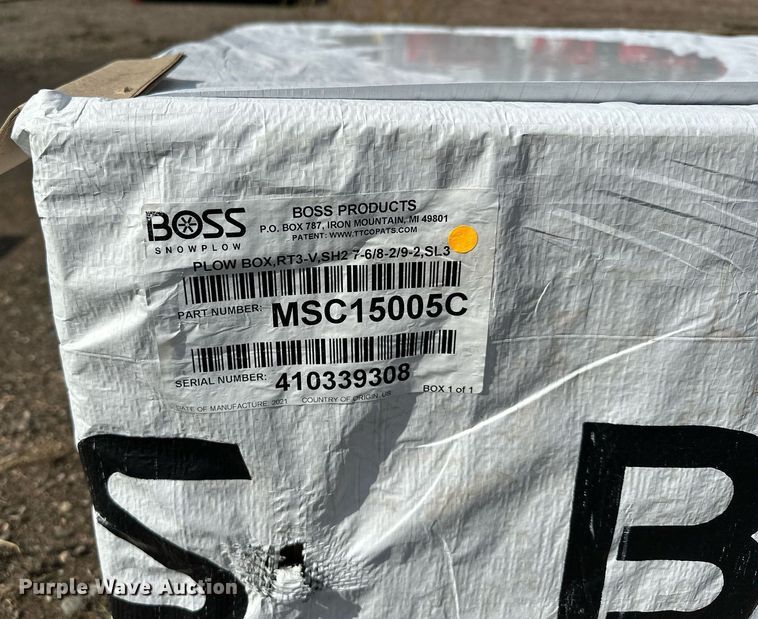 image for item DQ7383 Boss Power V-XT  snow plow