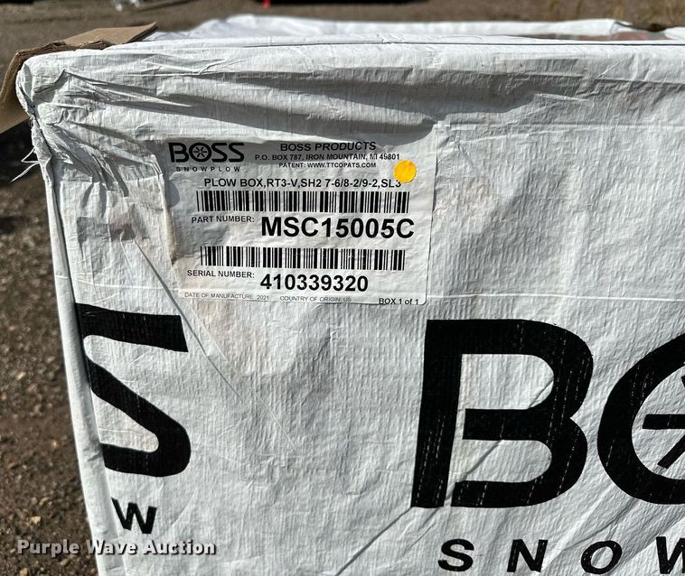 image for item DQ7384 Boss Power V-XT  snow plow