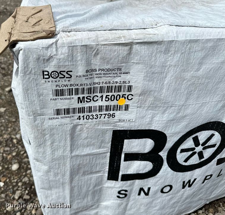 image for item DQ7386 Boss Power V-XT  snow plow