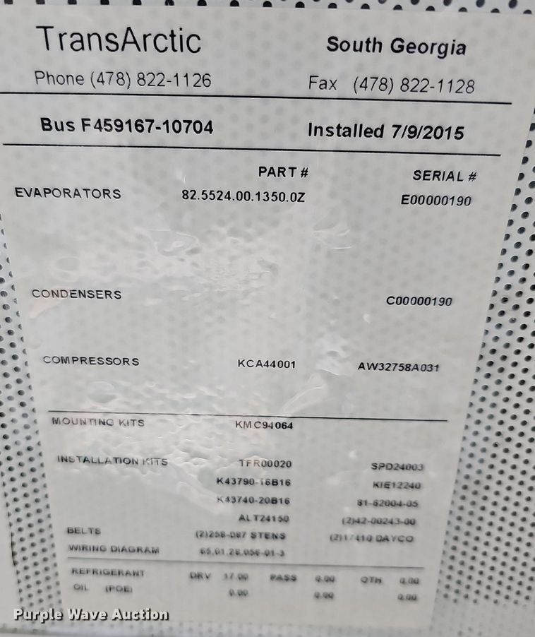 image for item DR5783 2016 Blue Bird T3RE 4006S  transit bus