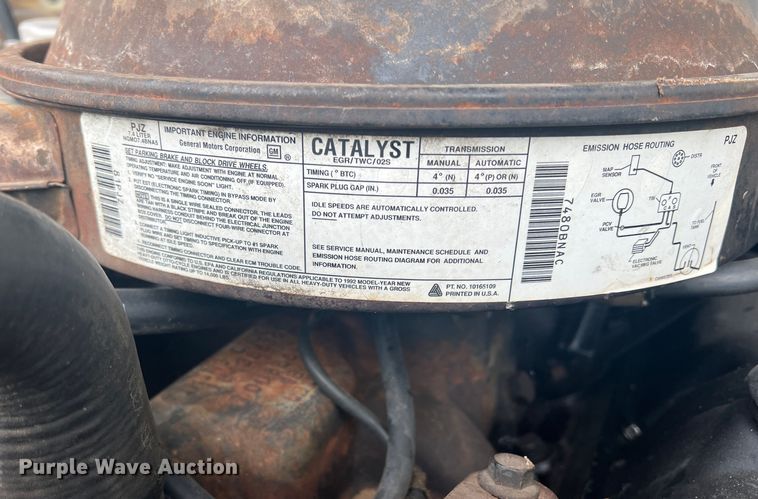 image for item DS2458 1992 GMC Sierra C3500  Crew Cab pickup truck