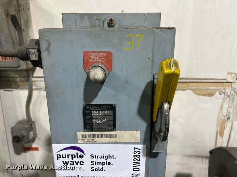 image for item DW2837 Browning sharpe  belt sander