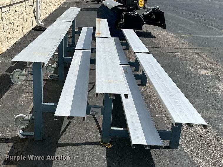 image for item DW2851 (2) 10' L bleachers