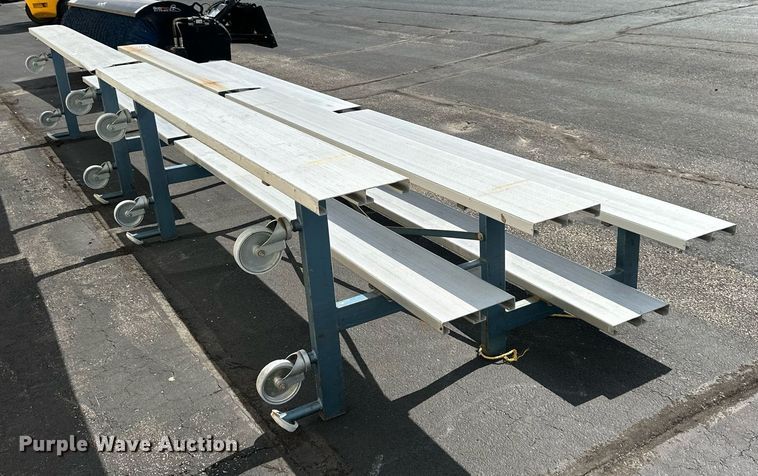 image for item DW2851 (2) 10' L bleachers