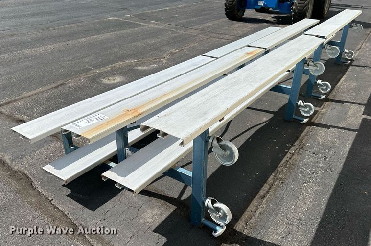 image for item DW2851 (2) 10' L bleachers
