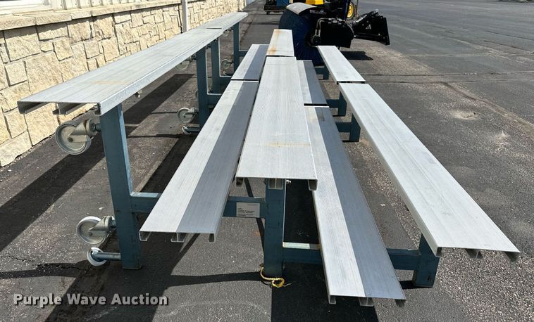 image for item DW2851 (2) 10' L bleachers