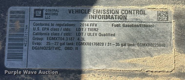 image for item IU9030 2014 GMC Sierra 1500  Double Cab pickup truck