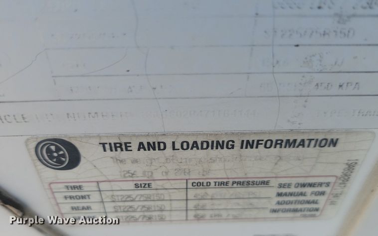 image for item JG9764 2007 Starcraft Homestead  camper