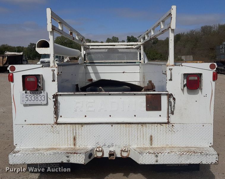 image for item KD9173 1996 Ford F350 XL  utility bed pickup truck