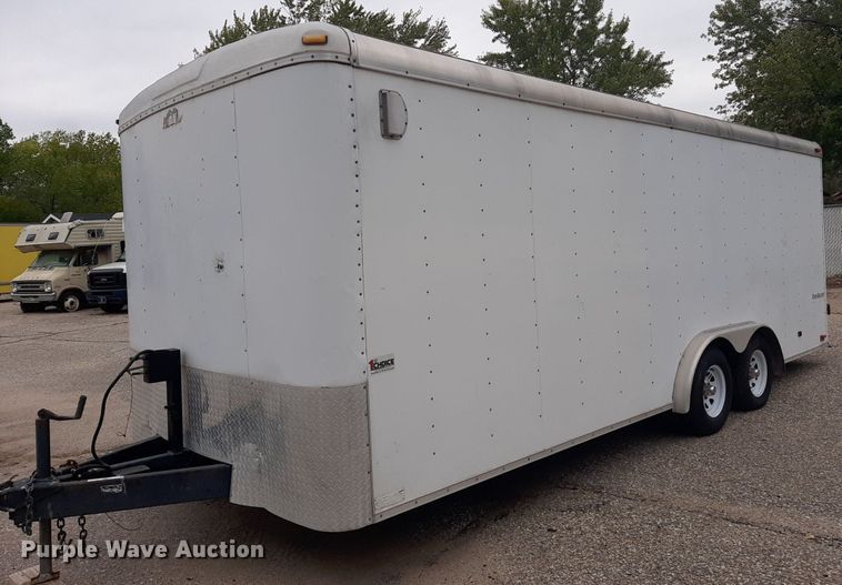 image for item KD9196 2006 Forest River  enclosed cargo trailer