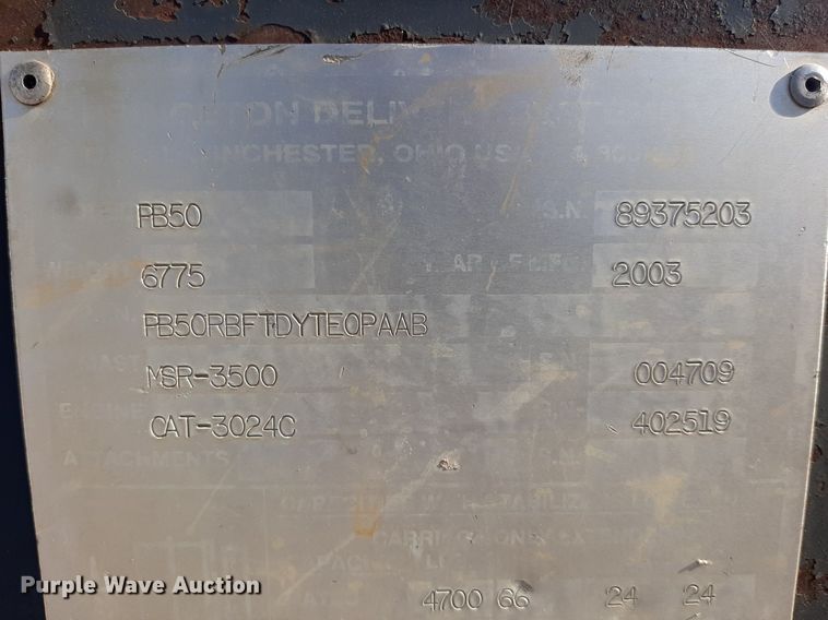 image for item KD9230 2003 Princeton PB50  forklift