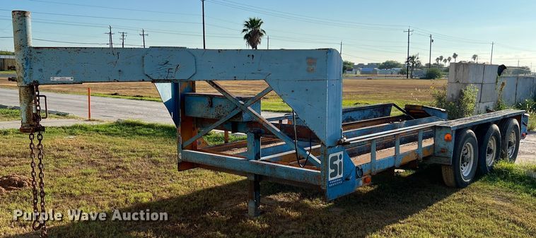 image for item LF9475 1985 Belshe  equipment trailer