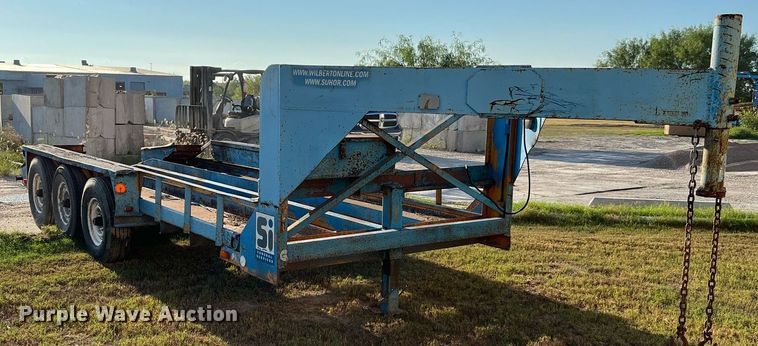 image for item LF9475 1985 Belshe  equipment trailer