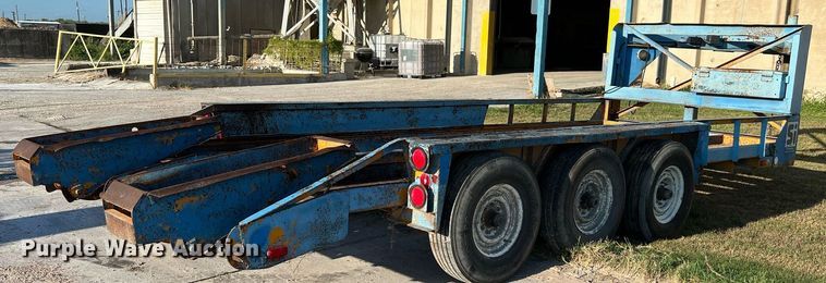 image for item LF9475 1985 Belshe  equipment trailer