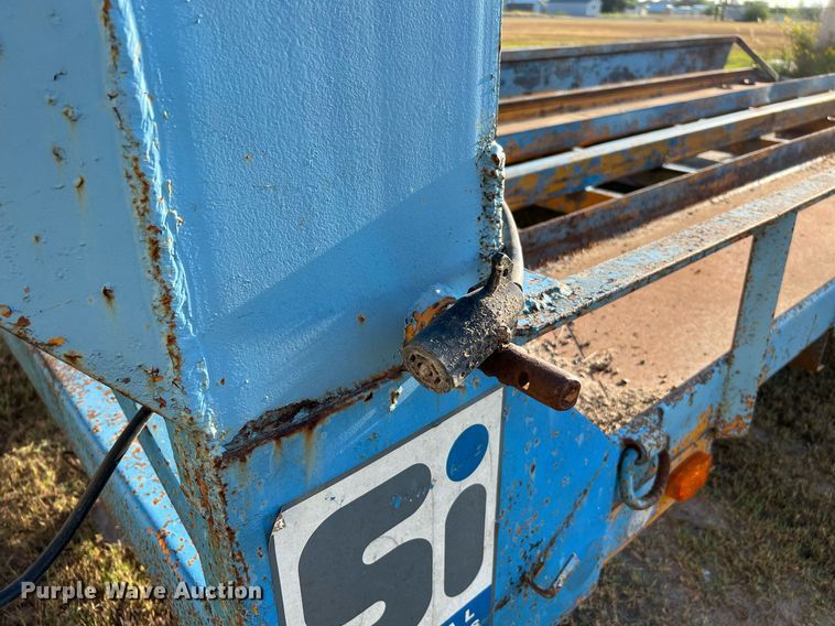 image for item LF9475 1985 Belshe  equipment trailer