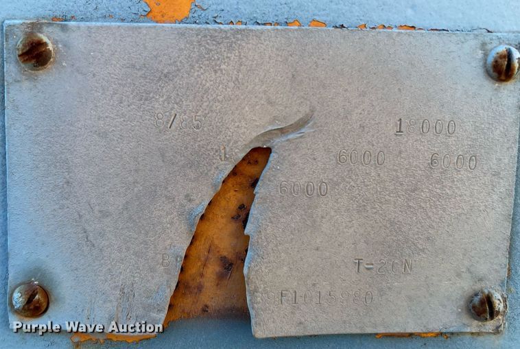 image for item LF9475 1985 Belshe  equipment trailer