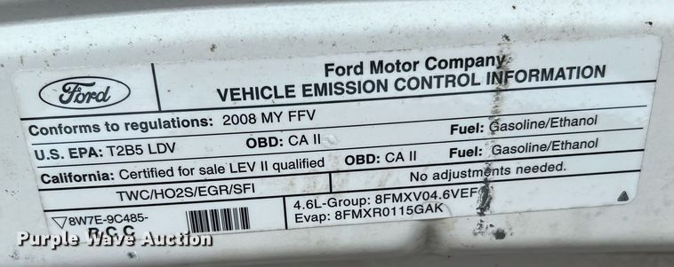 image for item LF9491 2008 Ford Crown Victoria  Police Interceptor