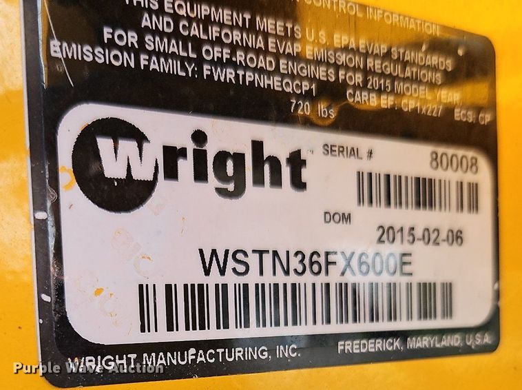 image for item LM9160 Wright Stander I  ZTR lawn mower