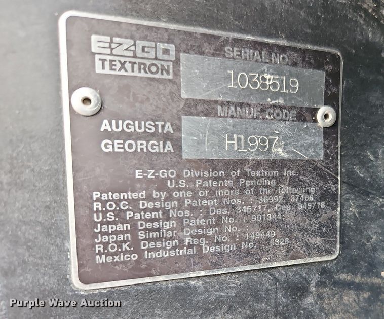 image for item LM9164 E-Z Go Freedom  golf cart