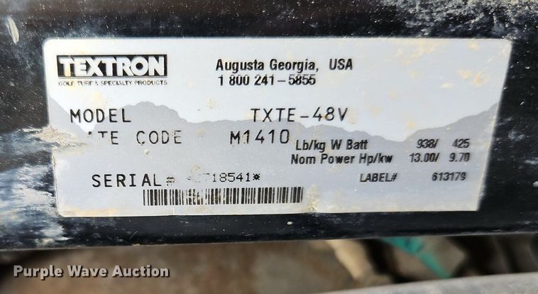 image for item LM9170 E-Z Go TXTE-48V  golf cart