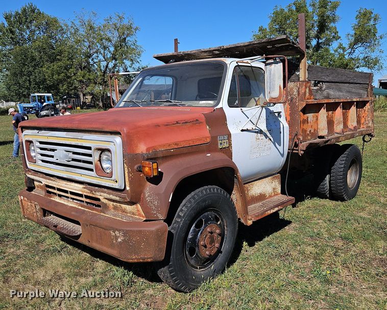 image for item LM9209 1973 Chevrolet C60  dump truck
