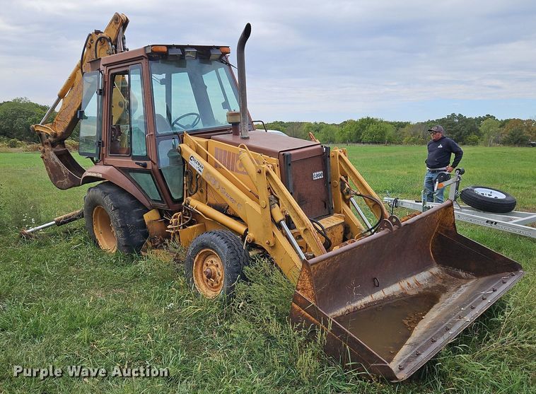 image for item LM9222 1993 Case 580 Super K  backhoe
