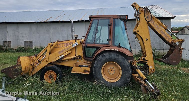 image for item LM9222 1993 Case 580 Super K  backhoe