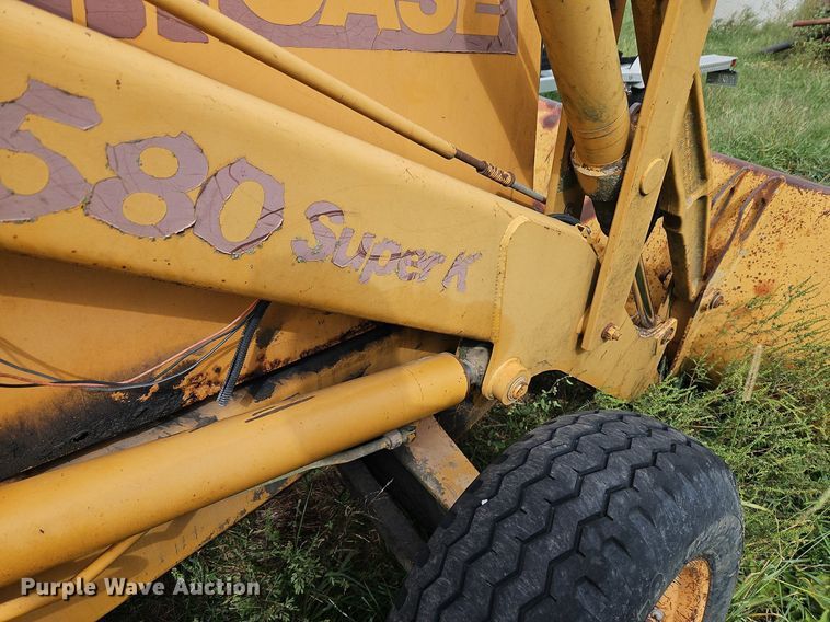 image for item LM9222 1993 Case 580 Super K  backhoe