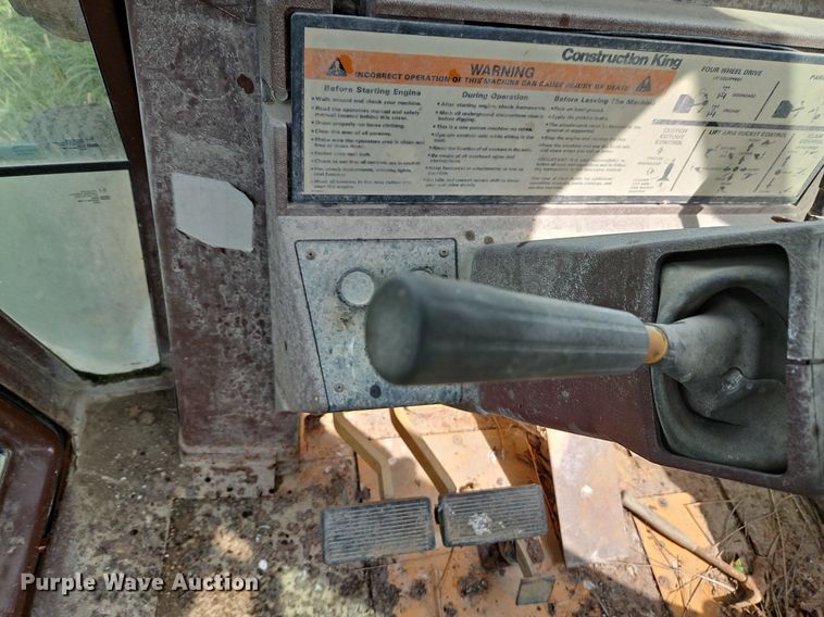 image for item LM9222 1993 Case 580 Super K  backhoe