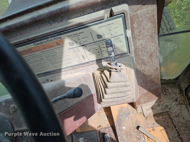 image for item LM9222 1993 Case 580 Super K  backhoe