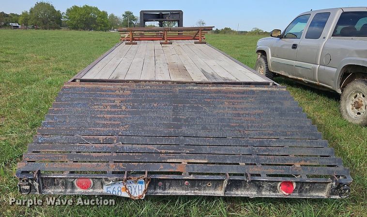 image for item LM9266 1993  Shop built equipment trailer