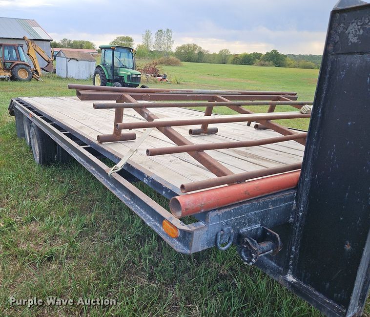 image for item LM9266 1993  Shop built equipment trailer