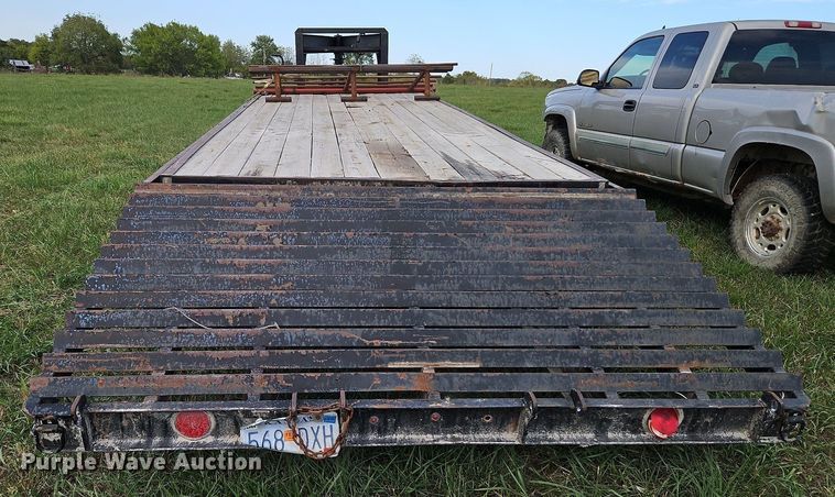 image for item LM9266 1993  Shop built equipment trailer