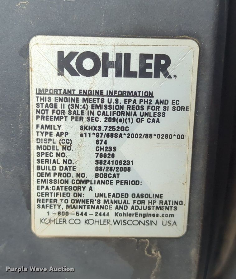 image for item LM9859 Miller Bobcat 250  welder/generator