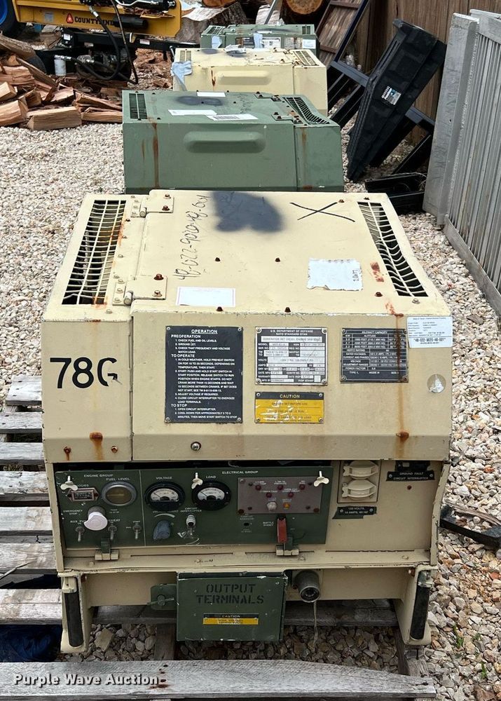 image for item LU9812 (4) MEP-831A generators