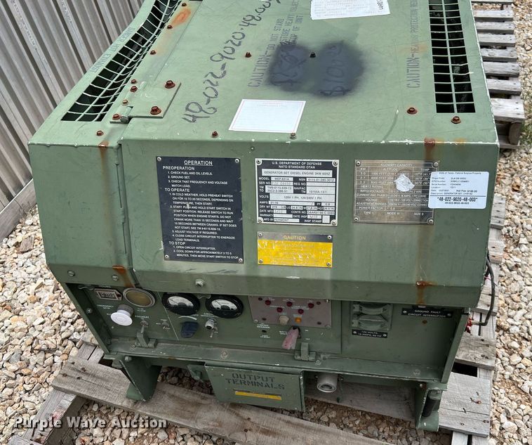 image for item LU9812 (4) MEP-831A generators