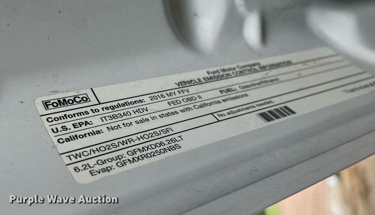 image for item LU9813 2016 Ford F250 Super Duty  Crew Cab pickup truck