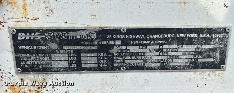 image for item LV9088 DHS Systems HP-4  DRASH trailer