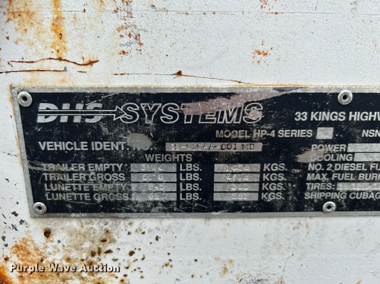 image for item LV9088 DHS Systems HP-4  DRASH trailer